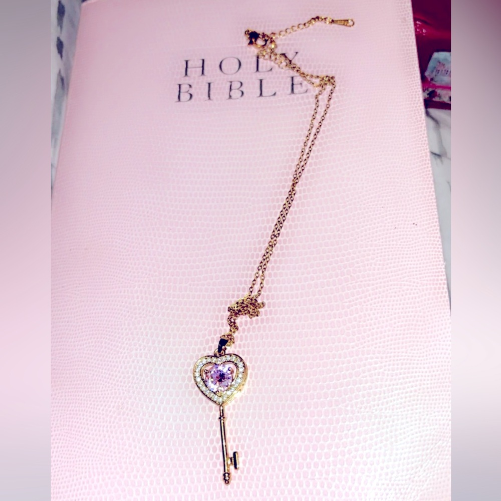 Diamond Key Necklace